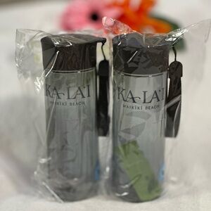 SET OF SEVEN 20 OZ GRAY DRINK TUMBLERS FROM OAHU HAWAII KA LA’I WAIKĪKĪ BEACH